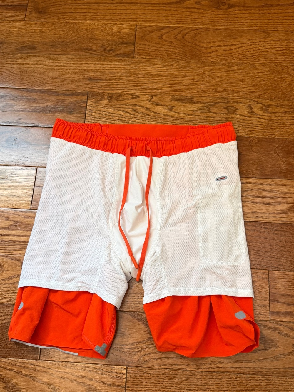 lululemon athletica Men's Athletic Shorts - Bright Orange - Picture 5 of 10